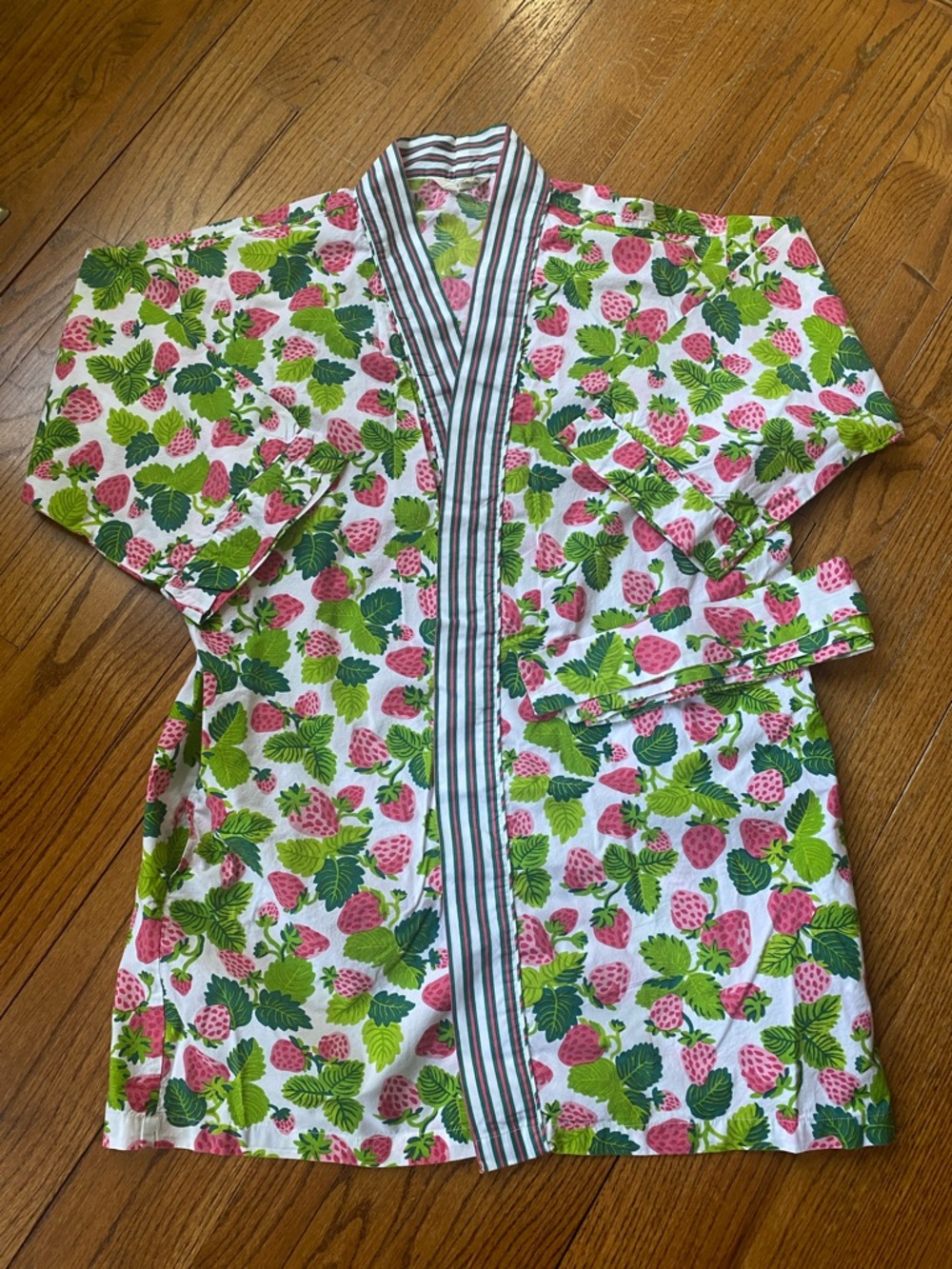 PRINTFRESH, Get Ready Robe Strawberry Fields, Sz M